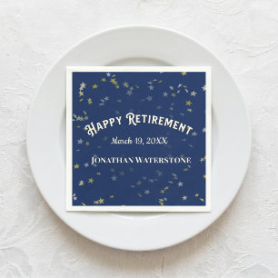 Retirement Party Stars Napkin