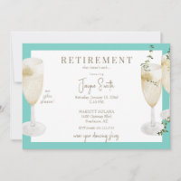 Retirement Party "that doesn't suck" Turquoise