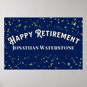 Retirement Party Welcome Poster Sign
