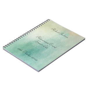 Retirement Personalised Minimal Pattern Notebook