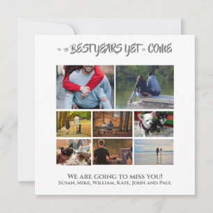 Retirement photo collage business farewell custom