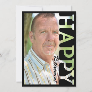 Retirement Photo Postcard   Personalised Retiremen