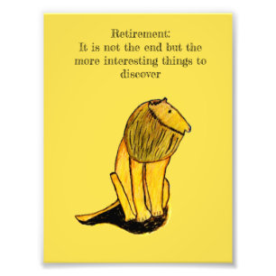 Retirement Photo Print