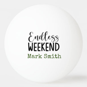 Retirement  ping pong ball