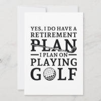 Retirement Plan Golf