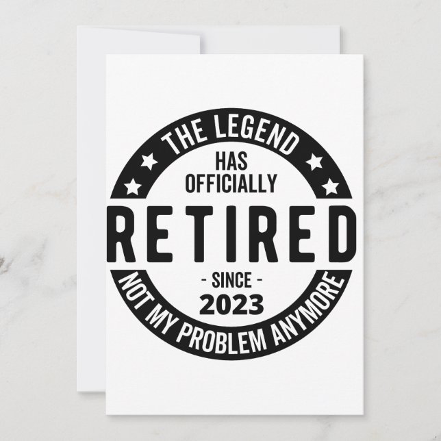 retirement plan invitation (Front)