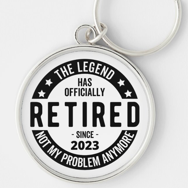 retirement plan key ring (Front)