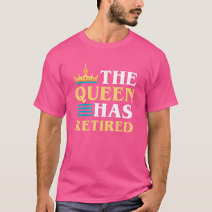 Retirement Plan Old Women Grandma The Queen Has Re T-Shirt