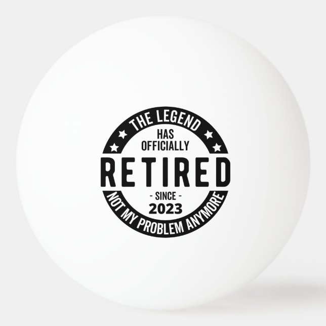 retirement plan ping pong ball (Front)