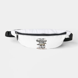 Retirement Plan Riding Horses Vintage Shirt Design Bum Bags