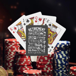Retirement playing cards