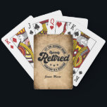 Retirement Playing Cards<br><div class="desc">Retirement Playing Cards</div>