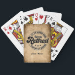 Retirement Playing Cards<br><div class="desc">Retirement Playing Cards</div>