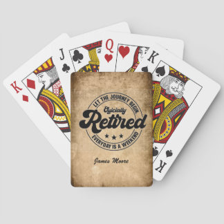 Retirement Playing Cards