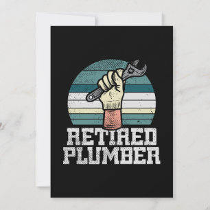Retirement Plumber Pension Invitation