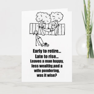 RETIREMENT PONDERING.......GREAT RETIREMENT CARD