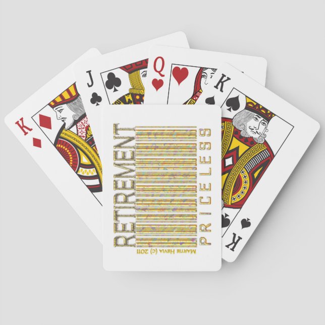 Retirement: Priceless Playing Cards (Back)
