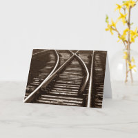 Retirement Railroad Switch junction Train tracks!