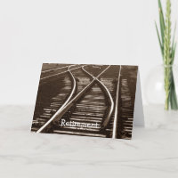 Retirement Railroad Switch junction Train tracks!