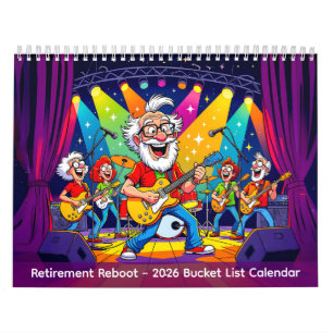 Retirement Reboot - 2026 Bucket List Calendar
