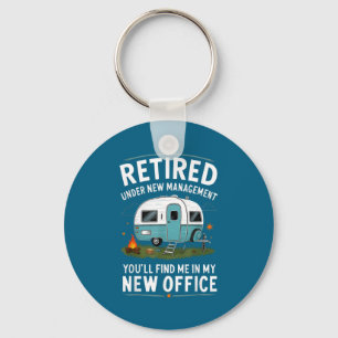 Retirement Retired Funny Camper Camp Camng  Key Ring