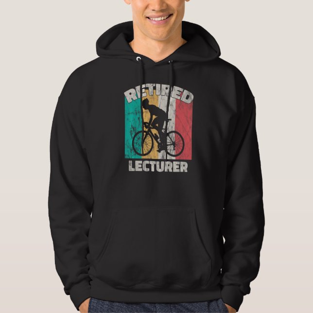 Retirement  Retired Lecturer Hoodie (Front)