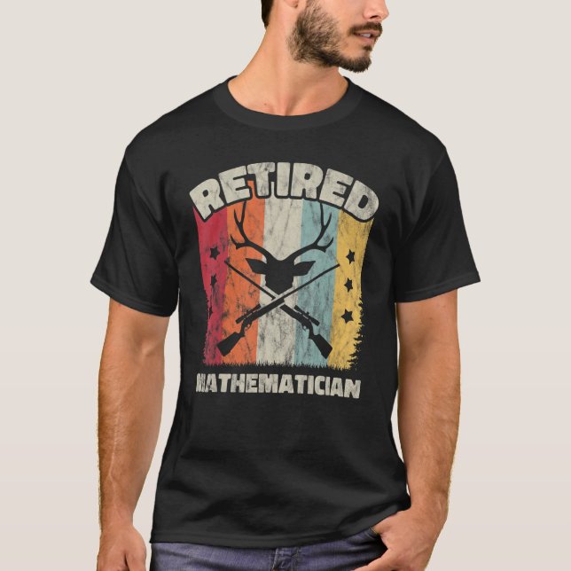 Retirement Retired Mathematician T-Shirt (Front)