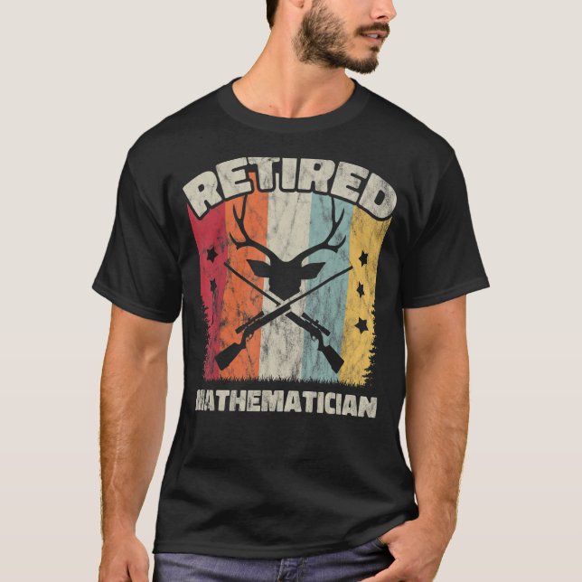 Retirement Retired Mathematician T-Shirt (Front)