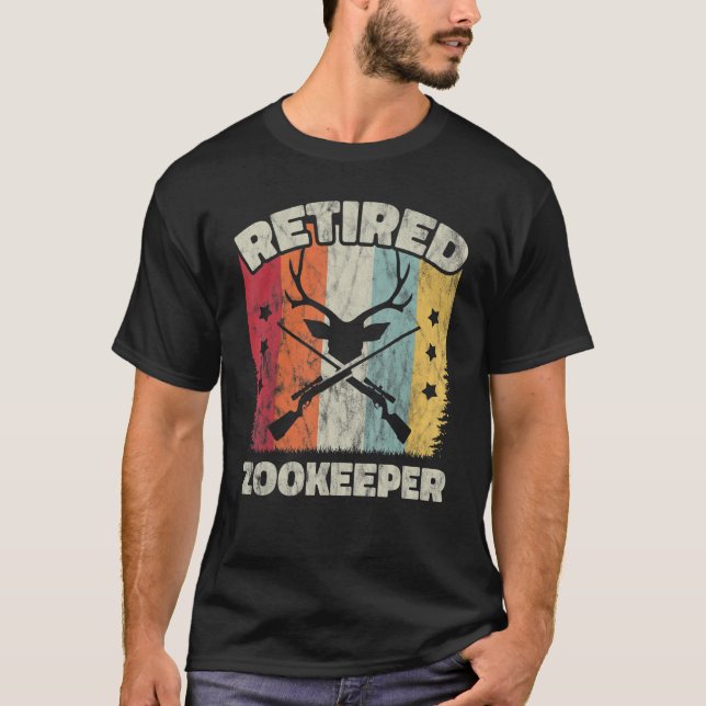 Retirement Retired Zookeeper T-Shirt (Front)
