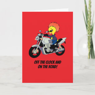 Retirement Ride for Rebel Duck   Card