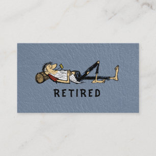 Retirement - Rip Van Winkle image business Calling Card