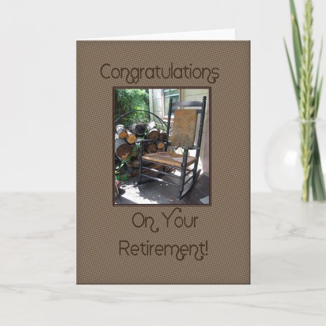 Retirement Rocker Card (Front)