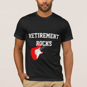 Retirement Rocks, Red Guitar T-Shirt