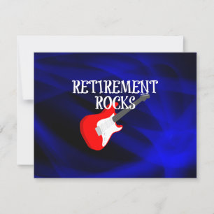 Retirement Rocks, Rocking Guitar Card