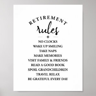 Retirement Rules – Embrace the Joy of a New Chapte Poster