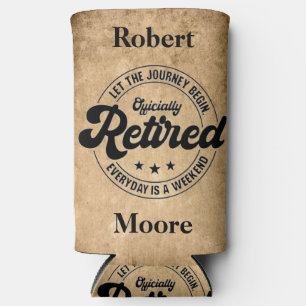 Retirement seltzer can cooler