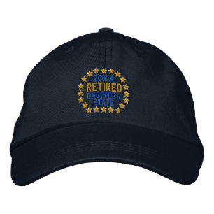 Retirement Stars Personalise it  Embroidered Cap