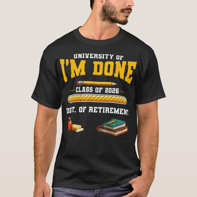Retirement Teacher Edition Funny Loading Almost T-Shirt (Front)