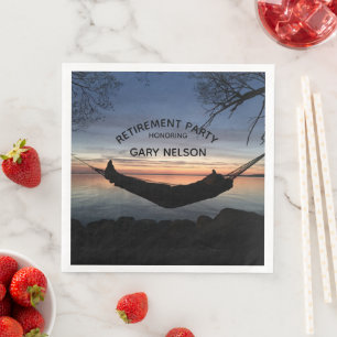 Retirement Theme - Party Napkin