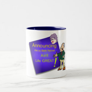 Retirement Two-Tone Coffee Mug