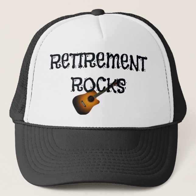 Retirement Unplugged Trucker Hat (Front)