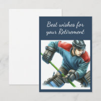 Retirement wishes Boys Hockey Player Coach 