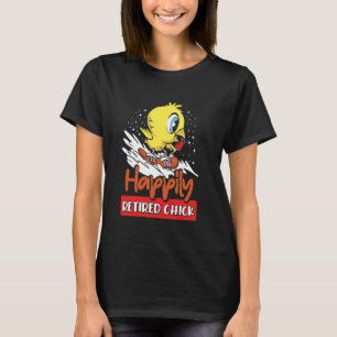 Retirement Women Happily Retired Chick Retiree Ret T-Shirt