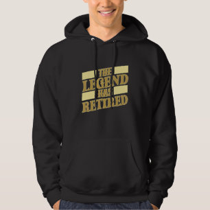 Retirement Womens Mens Retired Vintage Retiring 6 Hoodie