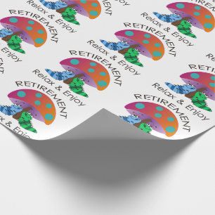 Retirement Wrapping Paper