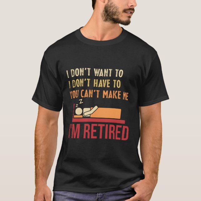 Retiret Humour Pension Retired Coworker Retiree T-Shirt (Front)
