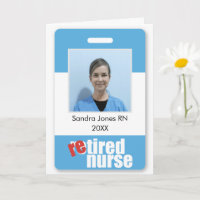 retiring nurse personalised photo retirement