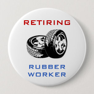 Retiring Rubber Worker Pin
