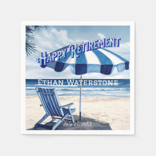 Retiring To The Beach Napkin