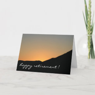 retiring to the sunset card